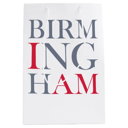 Je suis sac de cadeau de Birmingham (Devant)