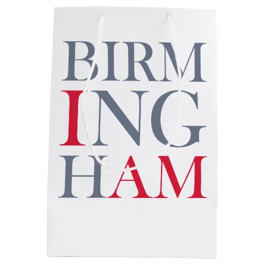 Je suis sac de cadeau de Birmingham (Dos)