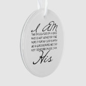 Je suis son inspiration chrétienne (devant)