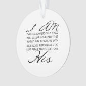 Je suis son inspiration chrétienne (devant)