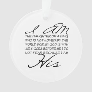 Je suis son inspiration chrétienne