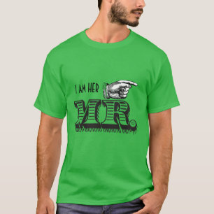 Je suis son Monsieur T-shirt rétro avec main point
