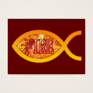 Je suis sur le FEU pour le Christ - carte