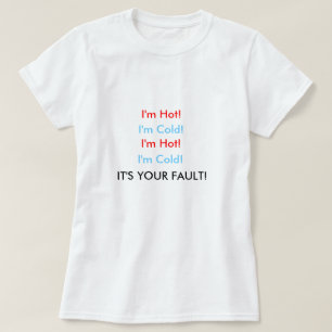 Je suis T-shirt chaud de ménopause