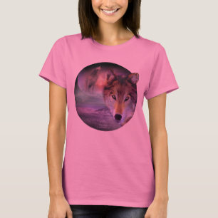 Je suis T-shirt d'art de loup