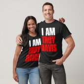 JE SUIS T-SHIRT DE TROY DE DAVIS (Unisexe)