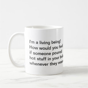 Je suis tasse drôle vivante
