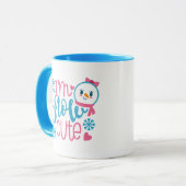 Je suis tasse mignonne de Noël d'art de mot de (Devant gauche)