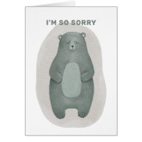 Je suis tellement désolé / Sympathie. Animal d'our