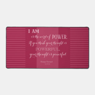 JE SUIS - Thomas Troward Tapis de Bureau