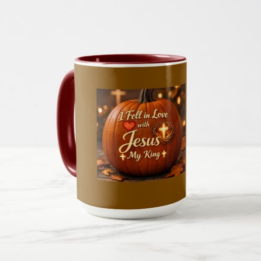 JE SUIS TOMBÉ AMOUREUX DE JÉSUS MUG (Devant gauche)