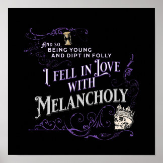 Je suis tombé amoureux de la mélancolie | Poster