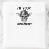 Je suis ton autocollant Huckleberry (Sac)