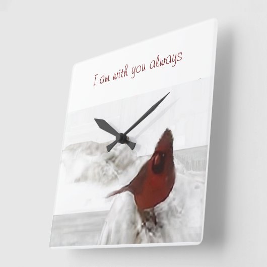 "Je suis toujours avec toi" Horloge (Angle)