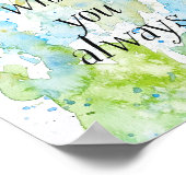 Je suis toujours avec vous -Matthew 28:20 affiche (Coin)