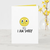 Je suis très désolé Cartes (Fleur jaune)