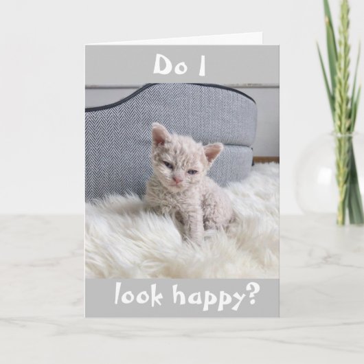 **JE SUIS TRISTE PARCE QUE J'AI OUBLIÉ VOTRE CARTE (Devant)