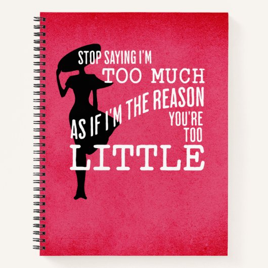 Je suis TROP Carnet de journalisme (Devant)