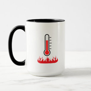 "Je suis trop chaud pour être manipulé" Mug Feu & 