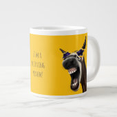 Je suis un âne de matinée, Fun Novelty Mug (Devant droit)