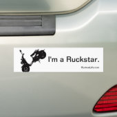 Je suis un autocollant de butoir de Ruckustar (En voiture)