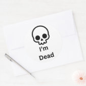 Je suis un autocollant mort (Enveloppe)