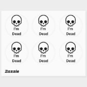 Je suis un autocollant mort (Feuille)