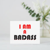 Je Suis Un Badass, Carte Flash D'Affirmation Quoti (Debout devant)