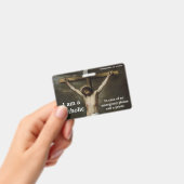 Je suis un badge de carte d'identité catholique pe (À main)