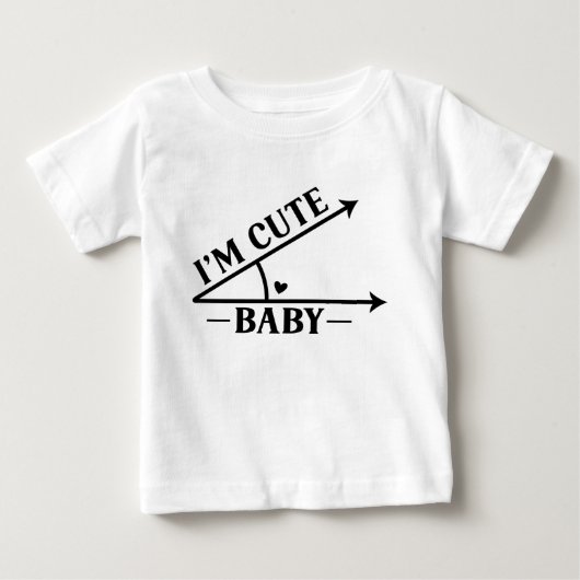 Je suis un bébé mignon T-shirts bébé drôle (Devant)