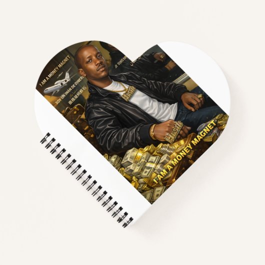 JE SUIS UN CAHIER MAGNÉTIQUE D'ARGENT (Devant)