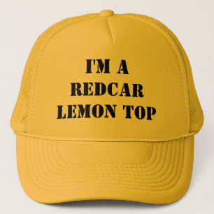 Je suis un casquette supérieur de Redcar Lemon