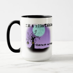 Je suis un cauchemar avant la tasse de café drôle 