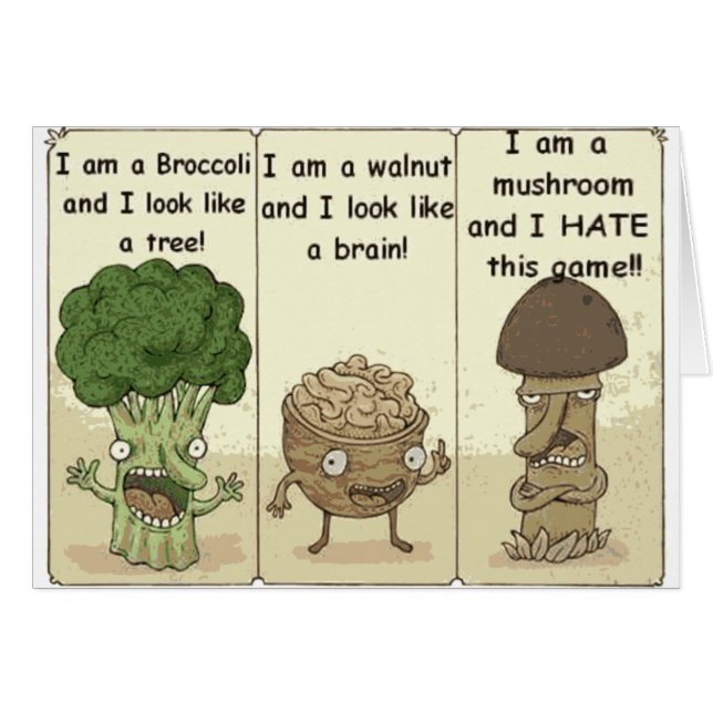 Je suis un champignon (Devant horizontal)