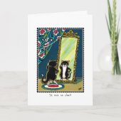 "Je suis un conversation" Carte de voeux pliée (Devant)