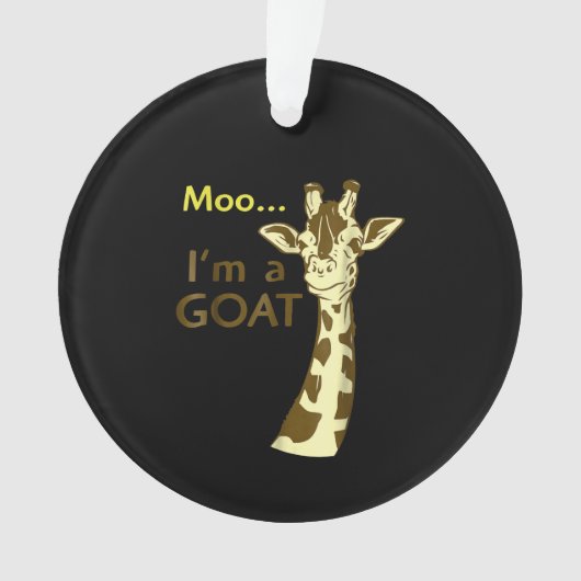 Je suis un Cool de chèvre qui confuse la Giraffe (devant)