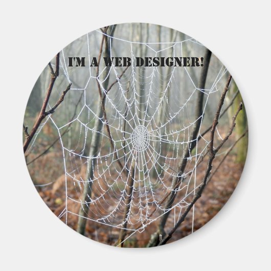 Je suis un designer WEB !  Magnet (Devant)