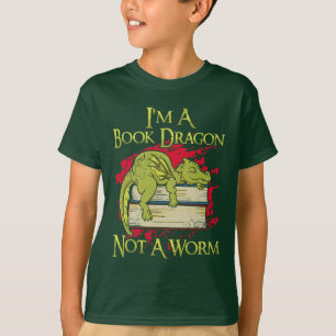 Je suis un dragon de livre pas un T-shirt de ver