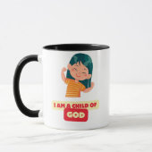 Je suis un enfant de DIEU Mug (Gauche)