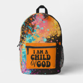 Je Suis Un Enfant De Dieu Sac À Dos (Recto)