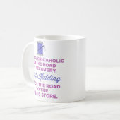 Je suis un Fabricaholic sur la route dans la tasse (Devant gauche)