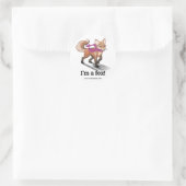 "Je suis un Fox !" autocollant (Sac)