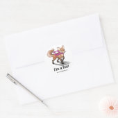 "Je suis un Fox !" autocollant (Enveloppe)