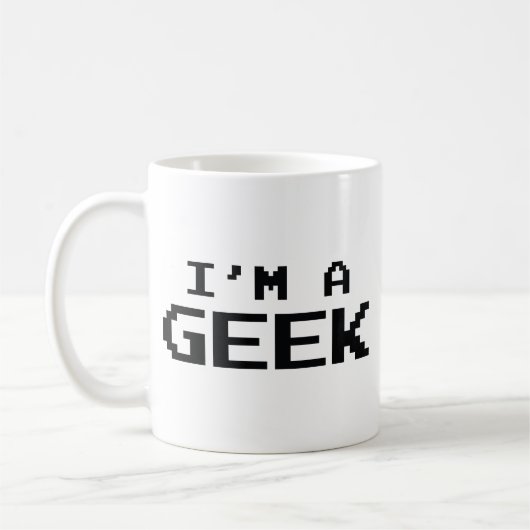Je Suis Un Geek Mug (Gauche)