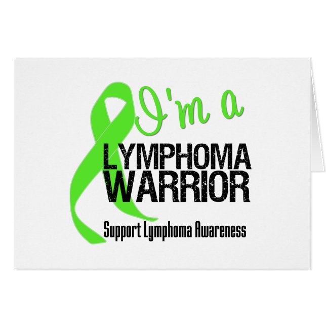 Je suis un guerrier de Lymphome (Devant horizontal)