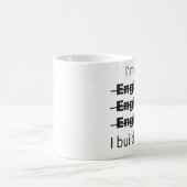 Je suis un ingénieur Mug (Centre)