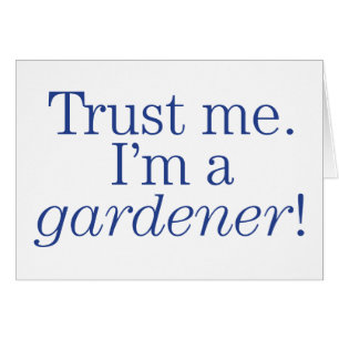 Je suis un jardinier