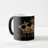 Je suis un noir de la princesse w/Crown tasse (Devant gauche)