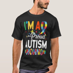 Je suis un Nonno Autiste Fier T-Shirt pour la Jour