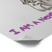 JE SUIS UN NOYD ! Impression 11 po X 9 po (Coin)